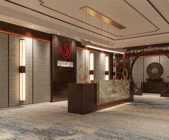 New Chinese Style Lobby Hall-ID:360946891