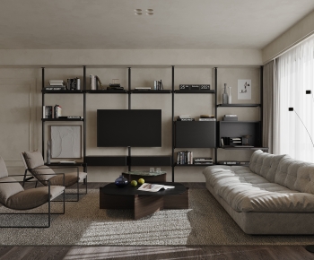 Modern A Living Room-ID:622006895