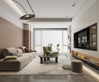 Modern A Living Room-ID:335105903