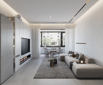Modern A Living Room-ID:903897056
