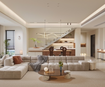 Wabi-sabi Style A Living Room-ID:285269984