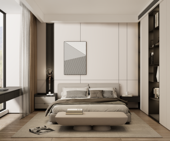 Modern Bedroom-ID:645566946