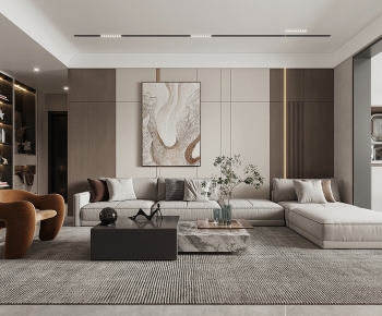 Modern A Living Room-ID:848792083