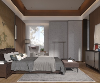 Chinese Style Bedroom-ID:496902947