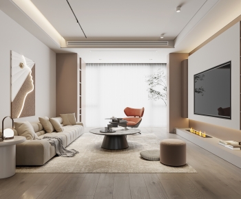 Modern A Living Room-ID:969477898