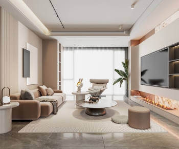 Modern A Living Room-ID:389364969