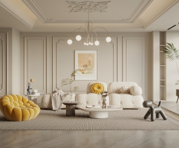 French Style A Living Room-ID:323309931