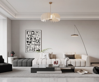 Modern A Living Room-ID:656102905