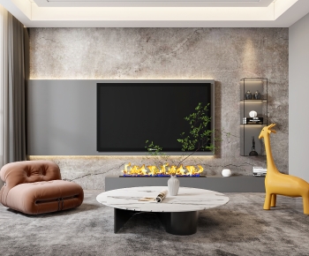 Modern A Living Room-ID:861877928