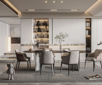 Modern Dining Room-ID:704829723