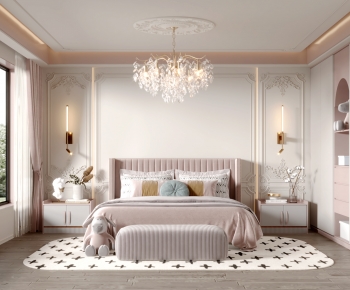 French Style Girl's Room Daughter's Room-ID:753103974