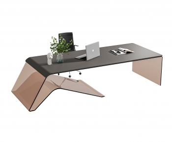 Modern Computer Desk And Chair-ID:293333058
