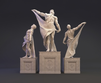 欧式罗马人物雕塑-ID:677889116