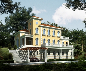 European Style Villa Appearance-ID:896785024