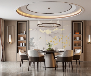 New Chinese Style Dining Room-ID:193710094