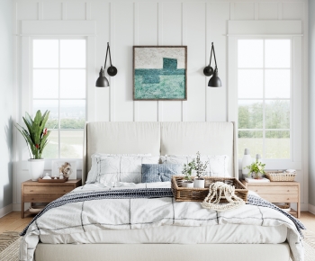 Nordic Style Bedroom-ID:282075887