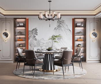 New Chinese Style Dining Room-ID:539772036