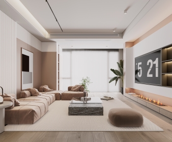 Modern A Living Room-ID:580812936