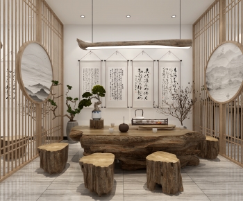 New Chinese Style Teahouse Tea House-ID:551004891