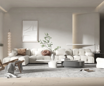 Wabi-sabi Style A Living Room-ID:771796947