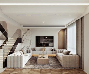 Modern A Living Room-ID:263248923