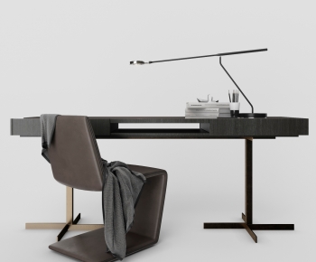 Modern Computer Desk And Chair-ID:463159123