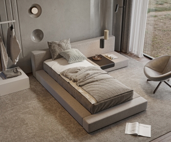 Modern Single Bed-ID:560806998