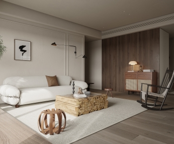 Wabi-sabi Style A Living Room-ID:484544049