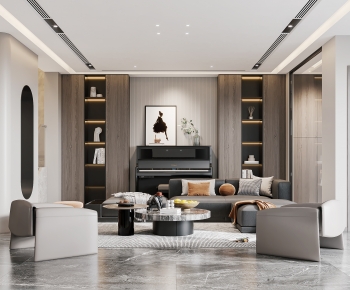 Modern A Living Room-ID:356860256