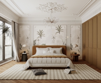 European Style Classical Style Bedroom-ID:188821081
