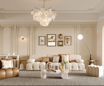 French Style A Living Room-ID:670158986