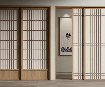 Japanese Style Sliding Door-ID:881938918