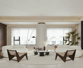 Wabi-sabi Style A Living Room-ID:914025075