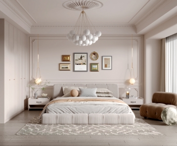 French Style Bedroom-ID:135437013