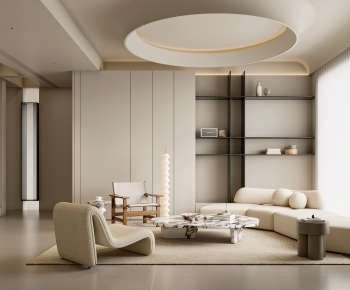 Wabi-sabi Style A Living Room-ID:449467901