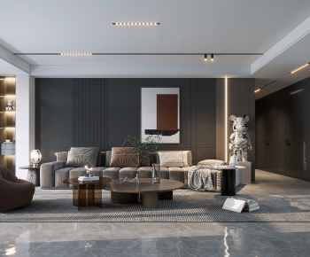 Modern A Living Room-ID:294915915