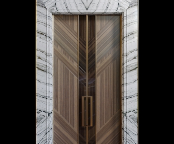 New Chinese Style Double Door-ID:784636021