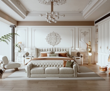 French Style Bedroom-ID:889360905