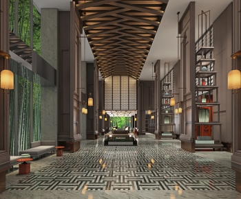 New Chinese Style Lobby Hall-ID:188021901
