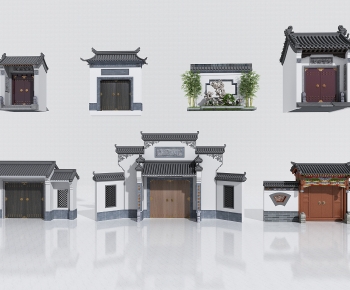 Chinese Style Facade Element-ID:286907912