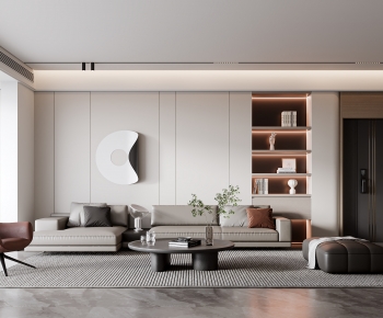 Modern A Living Room-ID:398123981