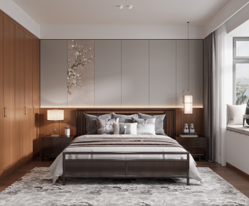 New Chinese Style Bedroom-ID:802833081