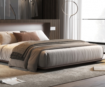 Modern Double Bed-ID:646688945