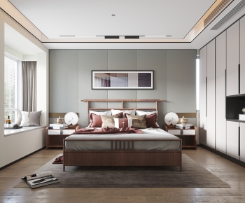New Chinese Style Bedroom-ID:716756119