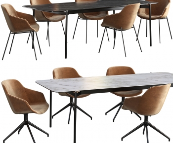 Modern Dining Table And Chairs-ID:907969536