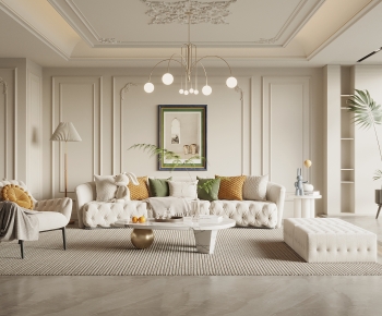 French Style A Living Room-ID:575227024