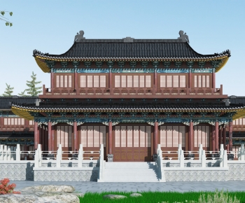 中式古建筑-ID:124099977
