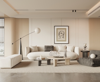 Modern A Living Room-ID:709408048