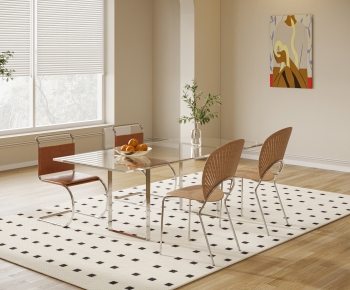 Modern Dining Table And Chairs-ID:446341041