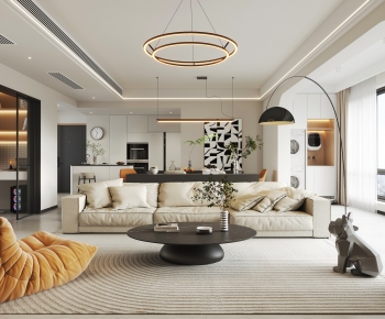 Modern A Living Room-ID:417279016